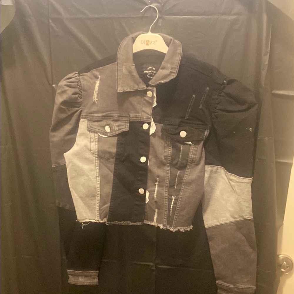 Patchwork Denim Jacket - image 1